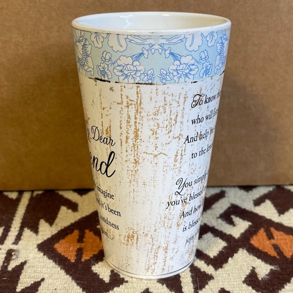 Abbey Press A Friend Is A Gift From God 16oz Tall Latte Mug - Picture 4 of 6